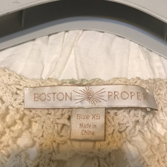 NWOT Boston Proper crochet Resort Dress  small 👗 - Picture 9 of 9